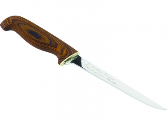 Martiini Finnisches Filetiermesser 15cm Pakkaholz Messer zum filetieren
