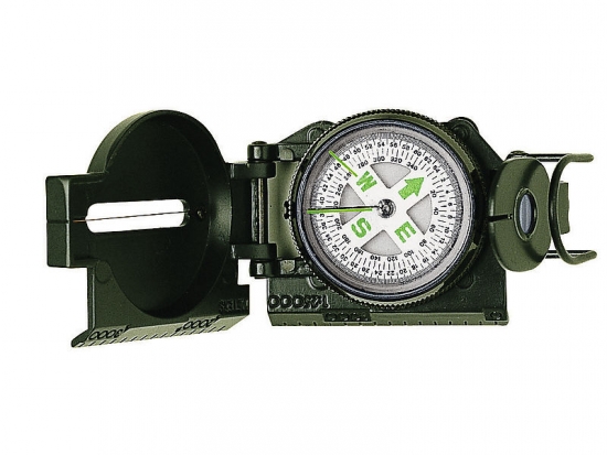 Herbertz Ranger-Kompass Metallgehäuse Kompass 701500 mit Sucher