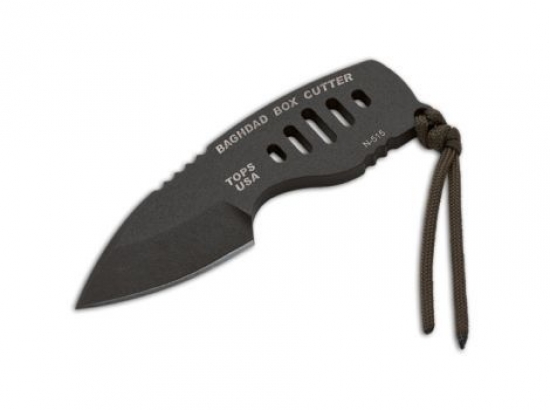 Jagdmesser 5.7 cm Klinge Skinner TOPS Knives Baghdad Box Cutter Gürtelmesser