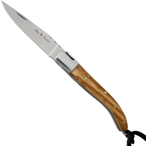 Bon Couteau Taschenmesser Messer Freizeitmesser Olivenholz