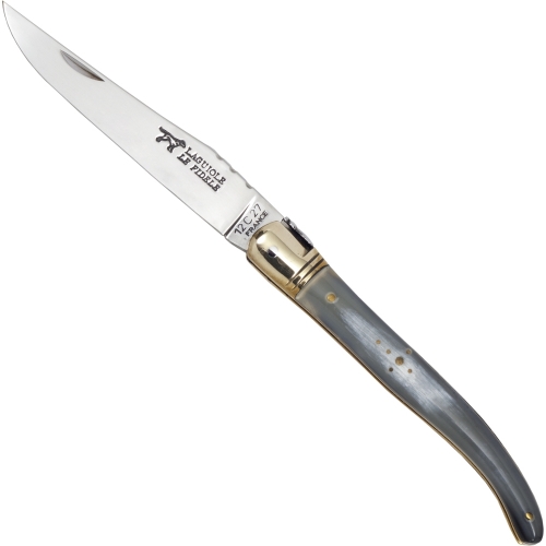 Laguiole Taschenmesser Büffelhorngriff Klinge 10 cm Messer